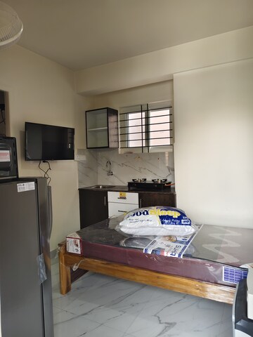 Kitchen in 1 RK Apartment at Domlur – for Rent