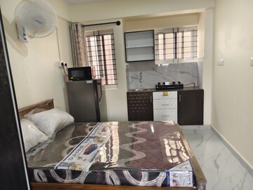 Living Room in 1 RK Apartment at Domlur – for Rent