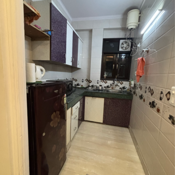 Kitchen in 2 BHK Builder Floor at Saket Court Residential Complex, Pushp Vihar – for Rent