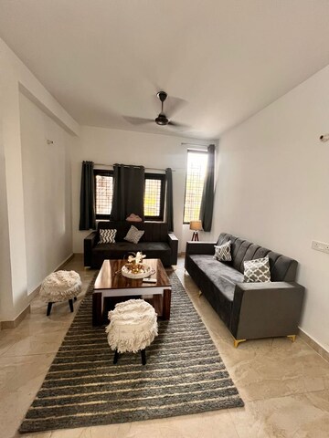 Living Room in 3 BHK Builder Floor at Kohli One Malibu Town, Sector 47 – for Rent