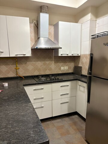 Kitchen in 3 BHK Builder Floor at Kohli One Malibu Town, Sector 47 – for Rent