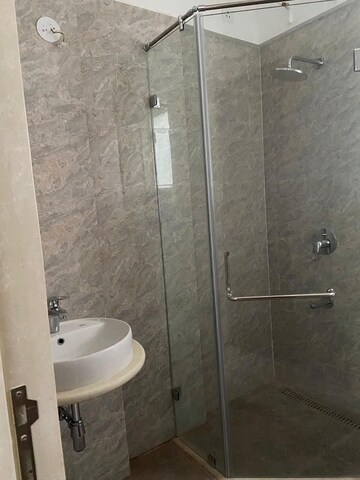 Bathroom in 3 BHK Apartment at VTP Solitaire, Baner – for Rent