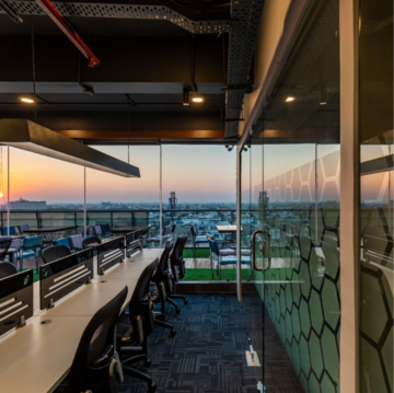 Balcony in  Office Space at Indore Bypass Road – for Rent
