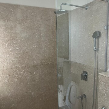 Bathroom in 3 BHK Apartment at Piramal Mahalaxmi Central Tower 2, Arthur rd – for Rent