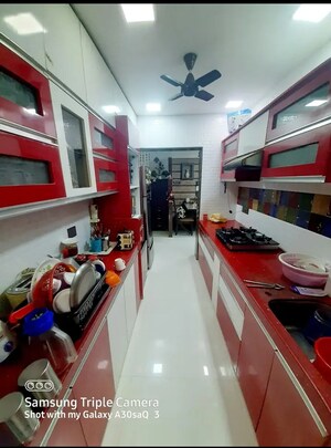 Kitchen in 2 BHK Apartment at Rustomjee OZone, Goregaon West – for Rent