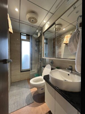 Bathroom in 4 BHK Apartment at Shantee Sunshine Meadows, Vasai West – for Sale