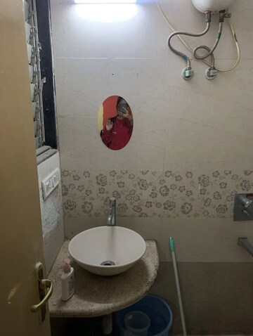 Bathroom in 1 BHK Apartment at Gajanan Heights Goregaon West, Goregaon West – for Rent