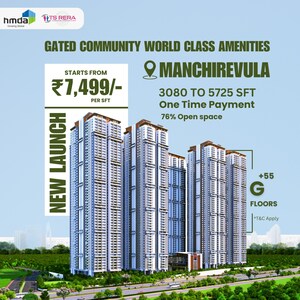 2 BHK Apartment – Exterior View View at Manchirevula - for Sale