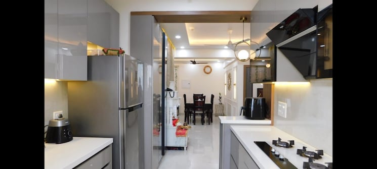 Kitchen, vvip-mangal 2 Bedroom 1330 Sq.Ft. Apartment In Raj Nagar Extension Ghaziabad 9121595