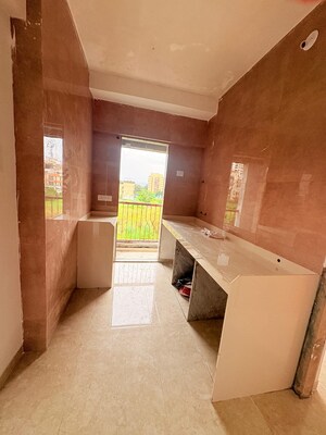 Kitchen in 1 BHK Apartment at Sai Maharudra Residency, Naigaon East – for Sale