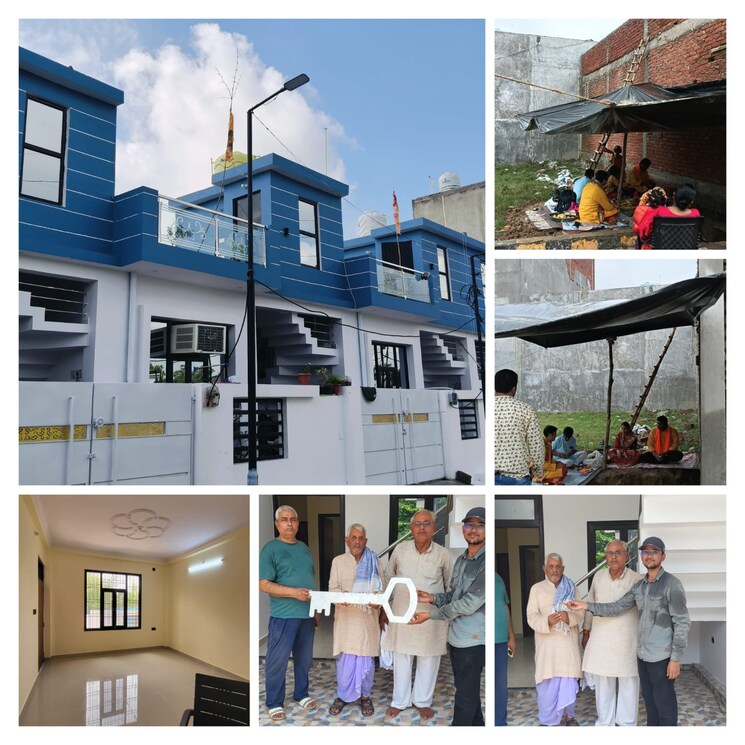 Exterior View, vj-dh-3 2.5 Bedroom 1110 Sq.Ft. Independent House In Kursi Road Lucknow 9121674