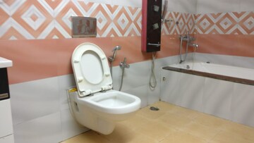 Bathroom in 3 BHK Builder Floor at Ballupur – for Rent