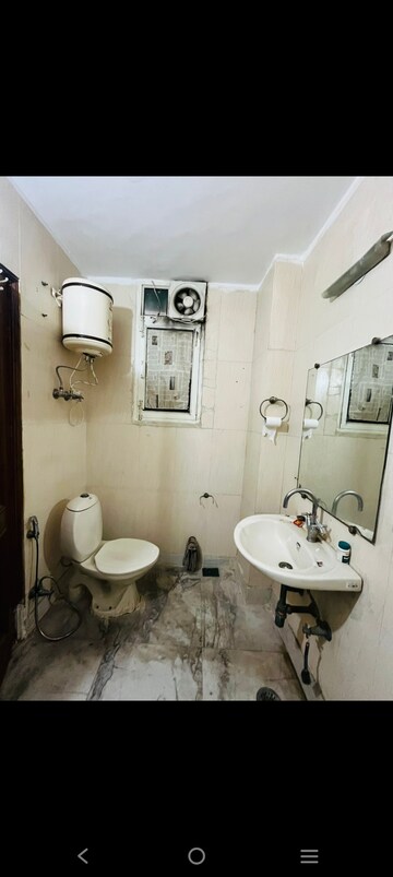 Bathroom in 3 BHK Builder Floor at Saket – for Rent