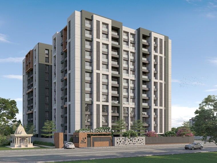 Exterior View, vesu 3 Bedroom 2680 Sq.Ft. Apartment In Vesu Surat 9121942