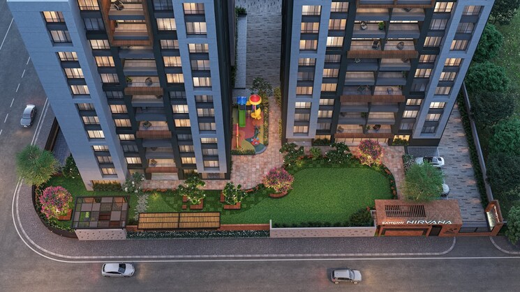 Exterior View, vesu 3 Bedroom 2680 Sq.Ft. Apartment In Vesu Surat 9121942