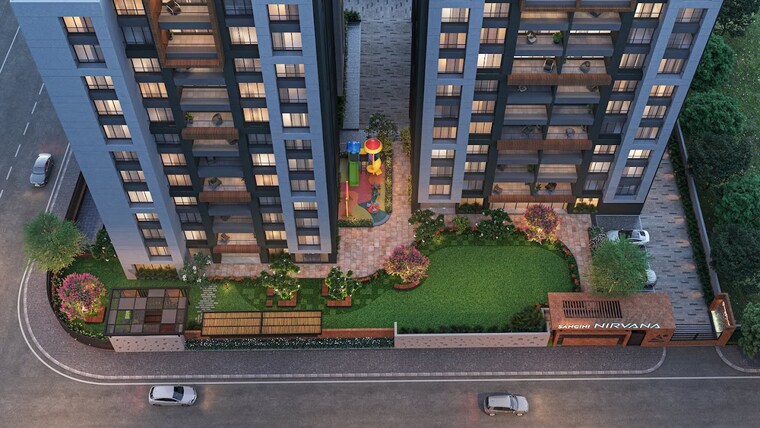 Exterior View, vesu 3 Bedroom 2680 Sq.Ft. Apartment In Vesu Surat 9121942