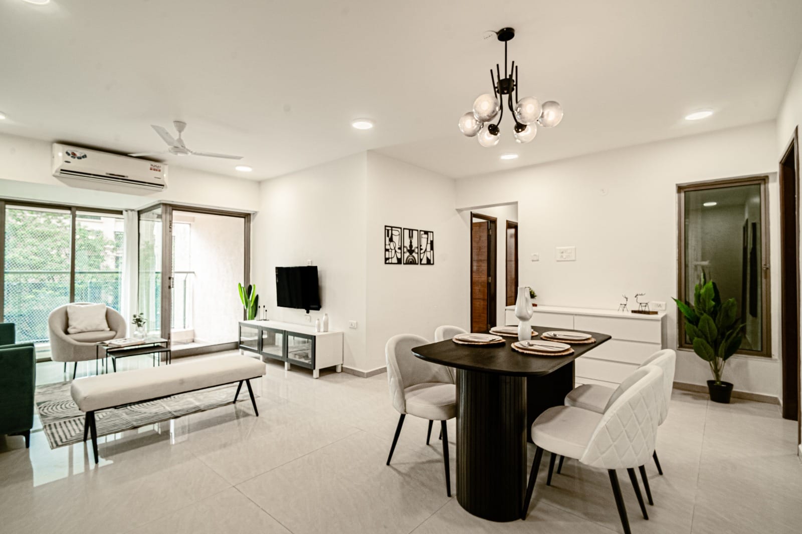 3 BHK + Study Room 1139 Sq.Ft. Apartment in K Raheja Vistas