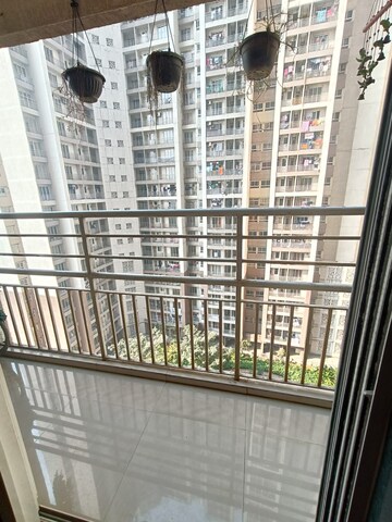 Balcony in 3 BHK Apartment at Indiabulls Greens, New Panvel – for Rent