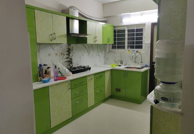 Kitchen, luxor-apartment 2 Bedroom 1200 Sq.Ft. Apartment In Madhapur Hyderabad 9122116