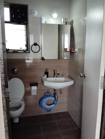 Bathroom in 2 BHK Apartment at Giridhar Oasis, Kharadi – for Rent