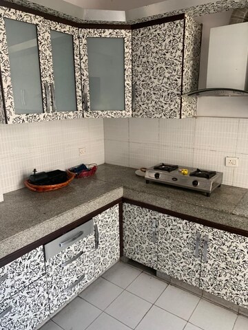 Kitchen in 3 BHK Builder Floor at Rohtas Plumeria, Gomti Nagar – for Rent