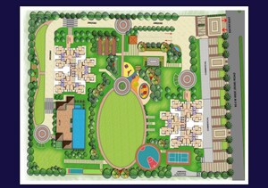 Master Plan in 3 BHK Apartment at SKA Divya Towers, Sector 16 Greater Noida – for Sale