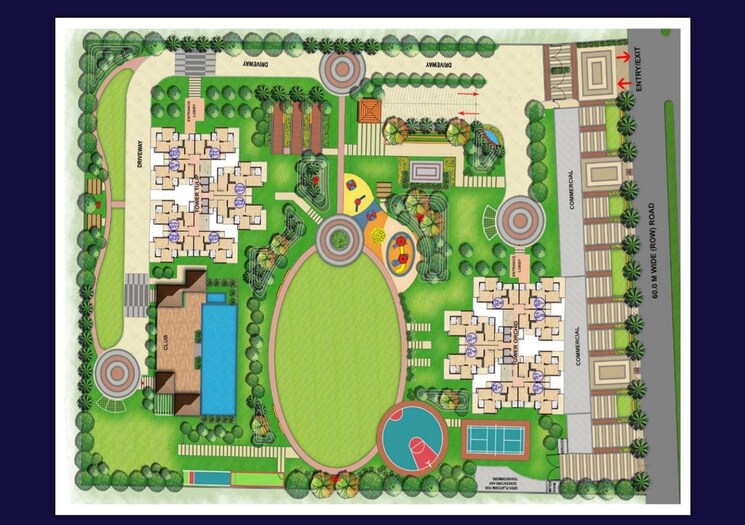 Master Plan, ska-divya-towers 3 Bedroom 1775 Sq.Ft. Apartment In Sector 16 Greater Noida Greater Noida 9122209