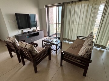Living Room in 3 BHK Apartment at Ghansoli Sector 6 – for Rent
