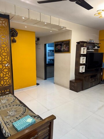 Living Room in 2 BHK Apartment at Kapleshwara Pinnacle Gloria, Kolshet – for Sale