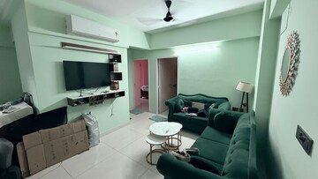 Living Room in 3 BHK Apartment at Merlin Pristine, New Alipore – for Rent