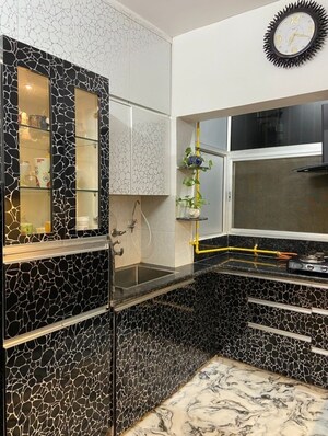 Kitchen in 3 BHK Apartment at Bptp Park Floors I, Sector 77 – for Sale