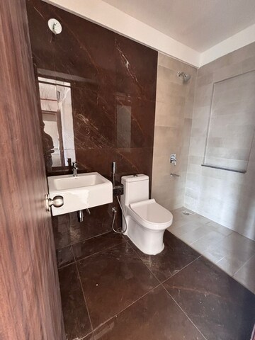 Bathroom in 2 BHK Apartment at Ashar Axis, Majiwada – for Rent