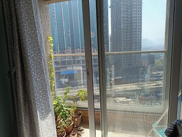 Balcony in 2 BHK Apartment at Ashar Axis, Majiwada – for Rent