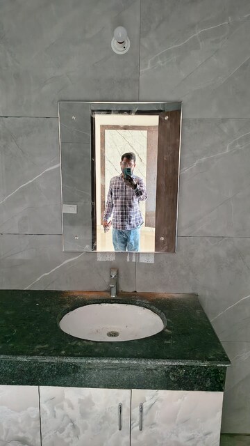 Bathroom in 2 BHK Builder Floor at Sushant Golf City – for Rent