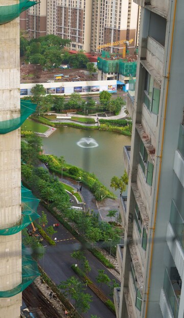 Balcony in 2 BHK Apartment at Kalpataru Immensa, Kolshet Road – for Rent