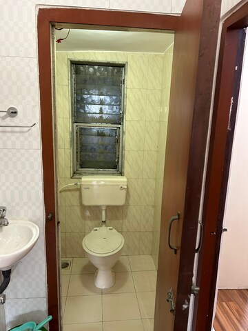 Bathroom in 2 BHK Apartment at Silver Sand CHS, Andheri West – for Rent