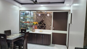 Kitchen in 3 BHK Apartment at Soham Garden, Manpada – for Rent