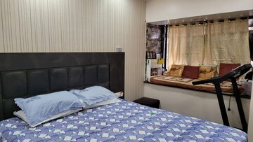 Bedroom in 3 BHK Apartment at Soham Garden, Manpada – for Rent