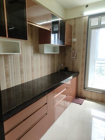 Kitchen in 2 BHK Apartment at Sheth Zuri, Laxmi Nagar – for Rent