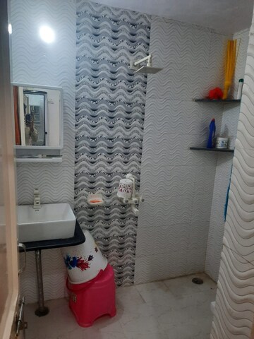 Bathroom in 2.5 BHK Apartment at NDA Rail Vihar, Sector 33 – for Rent