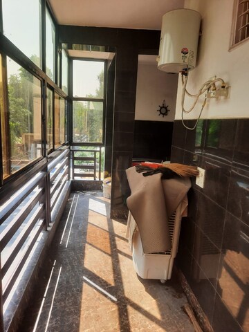 Balcony in 2.5 BHK Apartment at NDA Rail Vihar, Sector 33 – for Rent