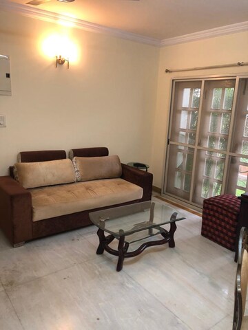 Living Room in 2 BHK Apartment at Maangalya The Residences, Benson Town – for Rent