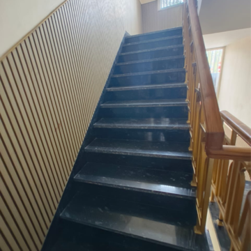 Staircase in 3 BHK Villa at Sector 21c – for Rent