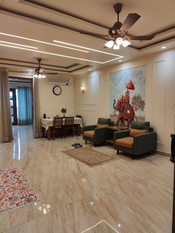 Living Room in 4 BHK Builder Floor at Sector 89 – for Sale