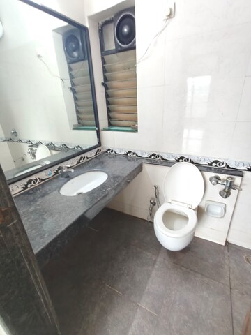 Bathroom in 2 BHK Apartment at Raheja Heights Phase 2, Goregaon East – for Rent