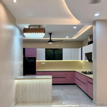 Kitchen in 3 BHK Builder Floor at New Industrial Township 5 – for Rent