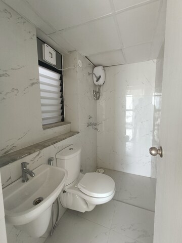 Bathroom in 2 BHK Apartment at Runwal Gardens Phase I, Dombivli East – for Rent