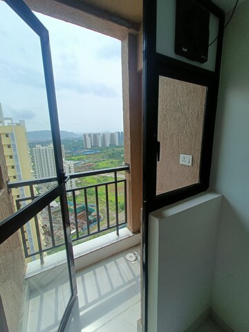 Balcony in 2 BHK Apartment at Runwal Gardens Phase 2, Dombivli East – for Rent