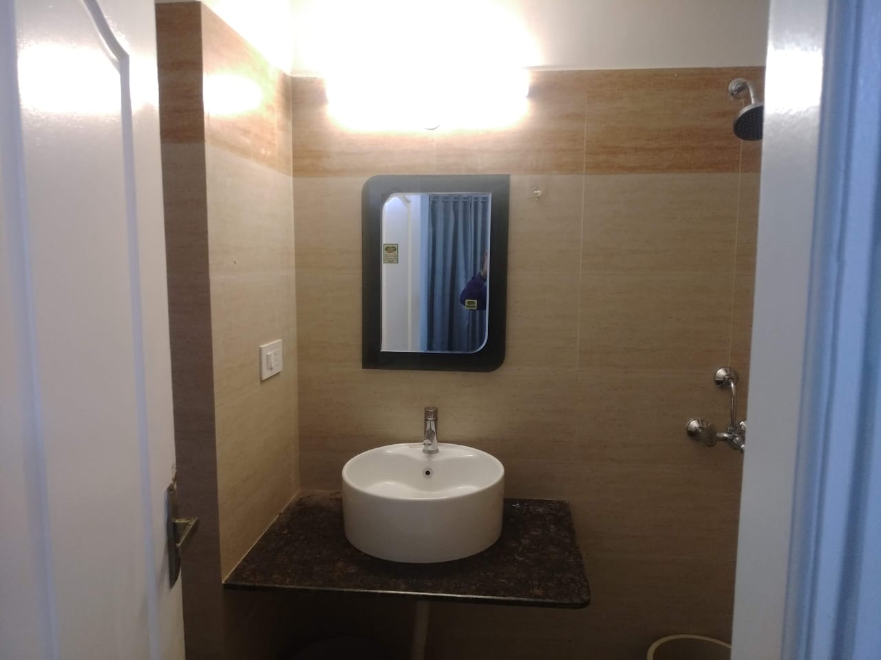 Bathroom in 3 BHK Apartment at Sushma Valencia, International Airport Road – for Rent