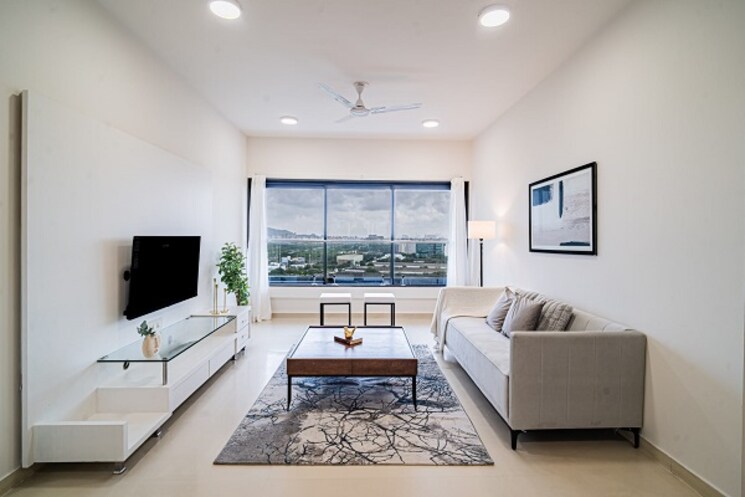 Living Room, godrej-platinum-mumbai 2 Bedroom 815 Sq.Ft. Apartment In Vikhroli East Mumbai 9123036